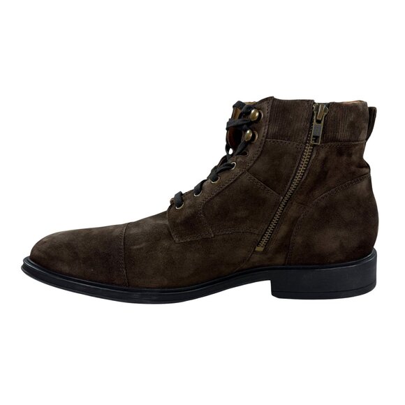 Mephisto KOLBY Ankle Boots Mens Size 13 SOFT-AIR Suede Side Zip Dark Brown main image 9